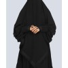 Maryam 2 Piece Set Abaya-Black