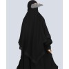 Maryam 2 Piece Set Abaya-Black