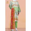 Green Zigzag Lawn 2 Pc Unstitched 