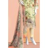 Soft Peach Lawn Printed 3Pc Unstitched