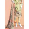 SOFT PEACH PRINTED LAWN UNSTITCHED 3 PC