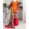 Solid Rust 2 Pc Unstitched 