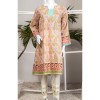 NUDE PEACH-WOMAN KURTI LAWN PRINTED 1 PC UNSTITCHED