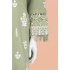 MOSS GREEN CHIKANKARI LAWN 2PC UNSTITCHED