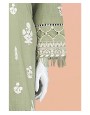 Moss Green Chikankari 2 Pc Unstitched 