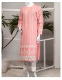 Peach Chikankari 2 Pc Unstitched 