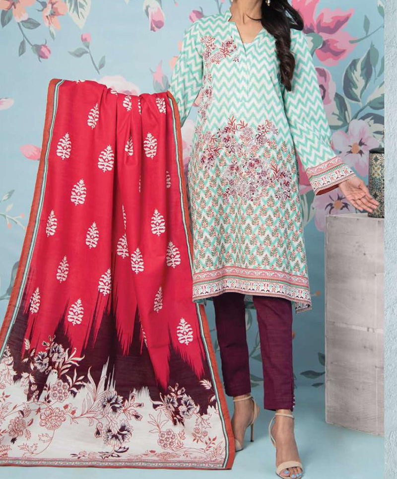 Haya Khaddar 3 Piece Unstitiched Suit