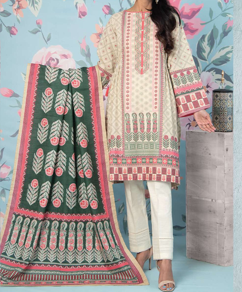 Haya Khaddar 3 Piece Unstitiched Suit