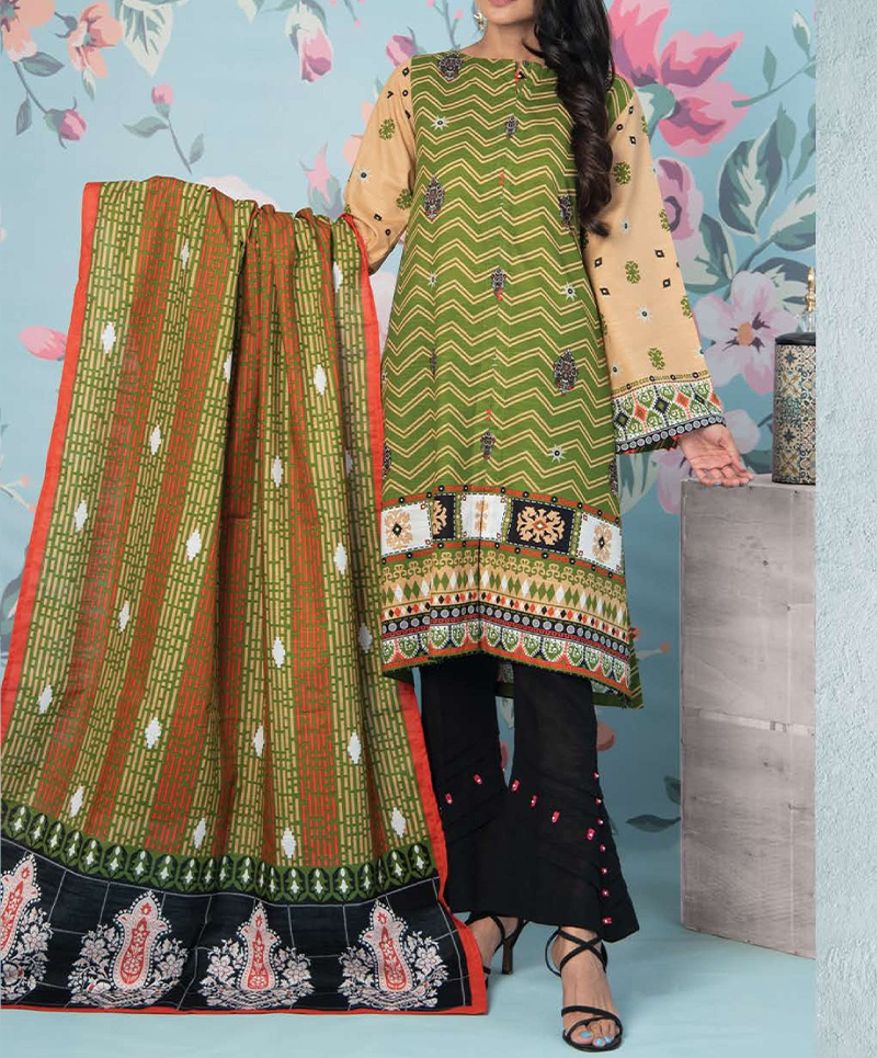 Haya Khaddar 3 Piece Unstitiched Suit