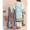 Haya Khaddar 3 Piece Unstitiched Suit Deep Sea Blue