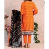 Haya Khaddar 3 Piece Unstitiched Suit Orange