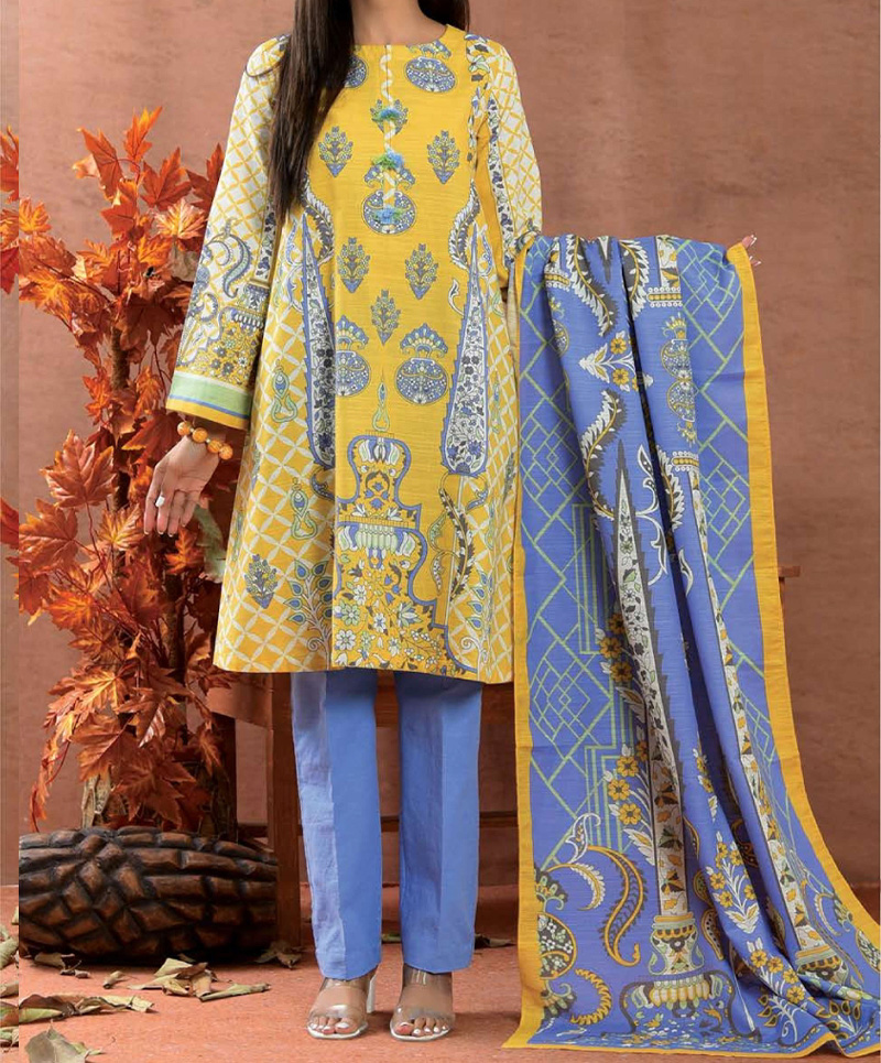 Haya Khaddar 3 Piece Unstitiched Suit