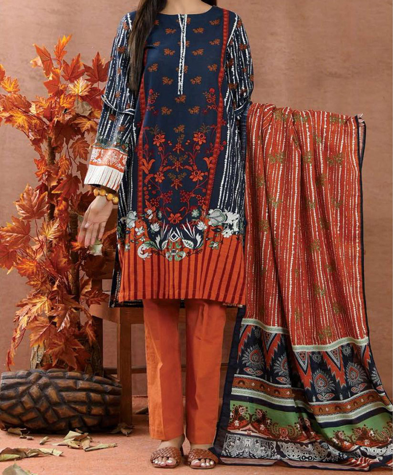 Haya Khaddar 3 Piece Unstitiched Suit