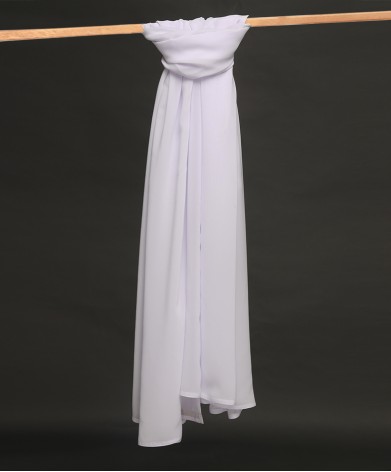 Dupatta - White