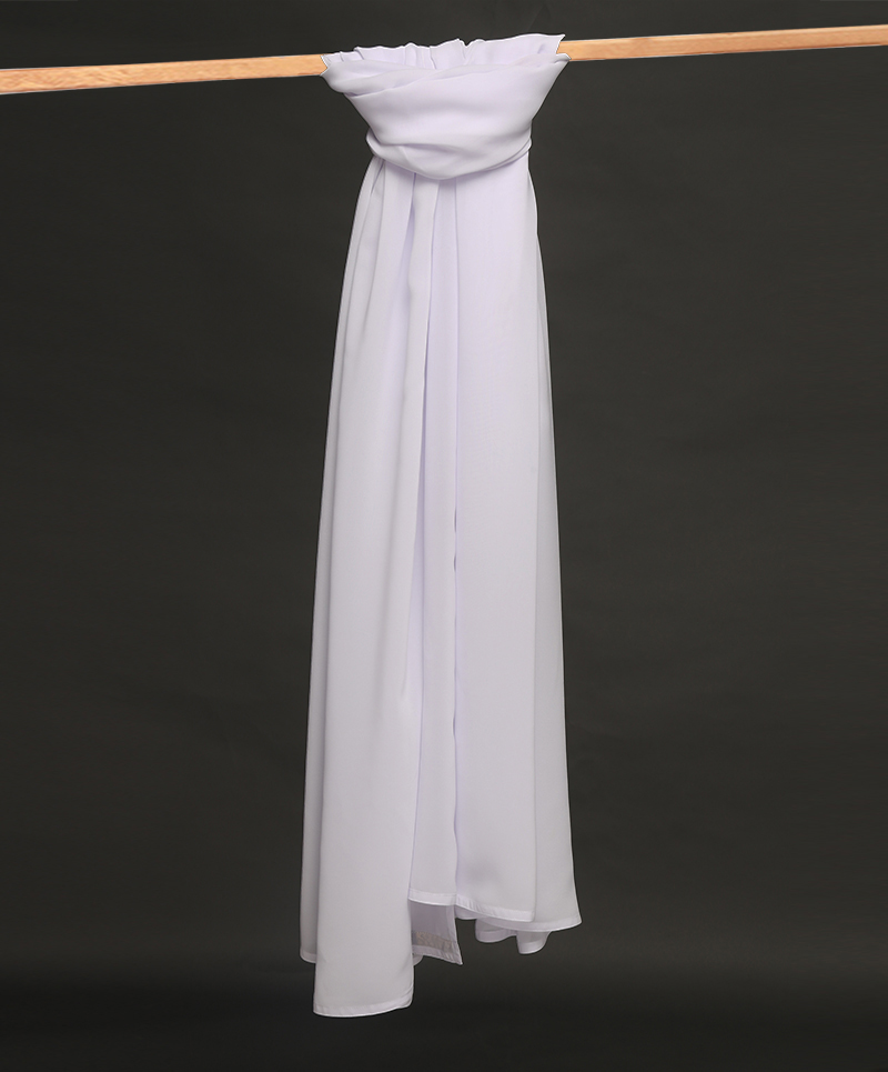 Dupatta - White